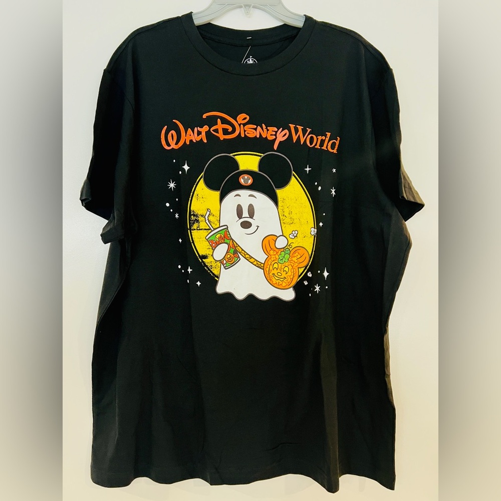 Walt Disney World Mickey Ghost Halloween 2025 Adult Shirt